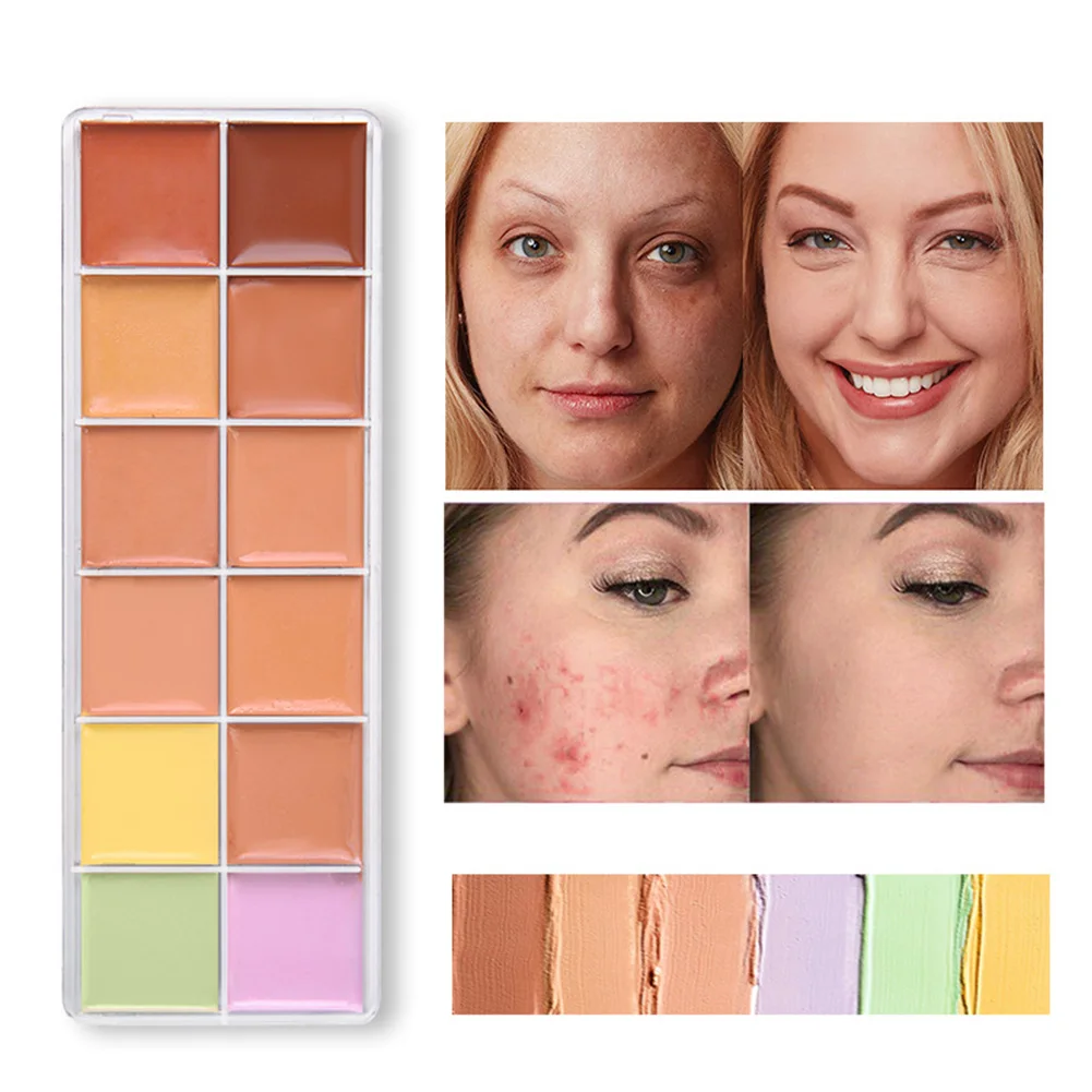 12 Colors Face Contouring Concealer Palette Full Coverage Concealer Foundation Brightener Makeup Palette Foundation Brightener
12 Colors Face Contouring Concealer Palette Full Coverage Concealer Foundation Brightener Makeup Palette Foundation Brightener