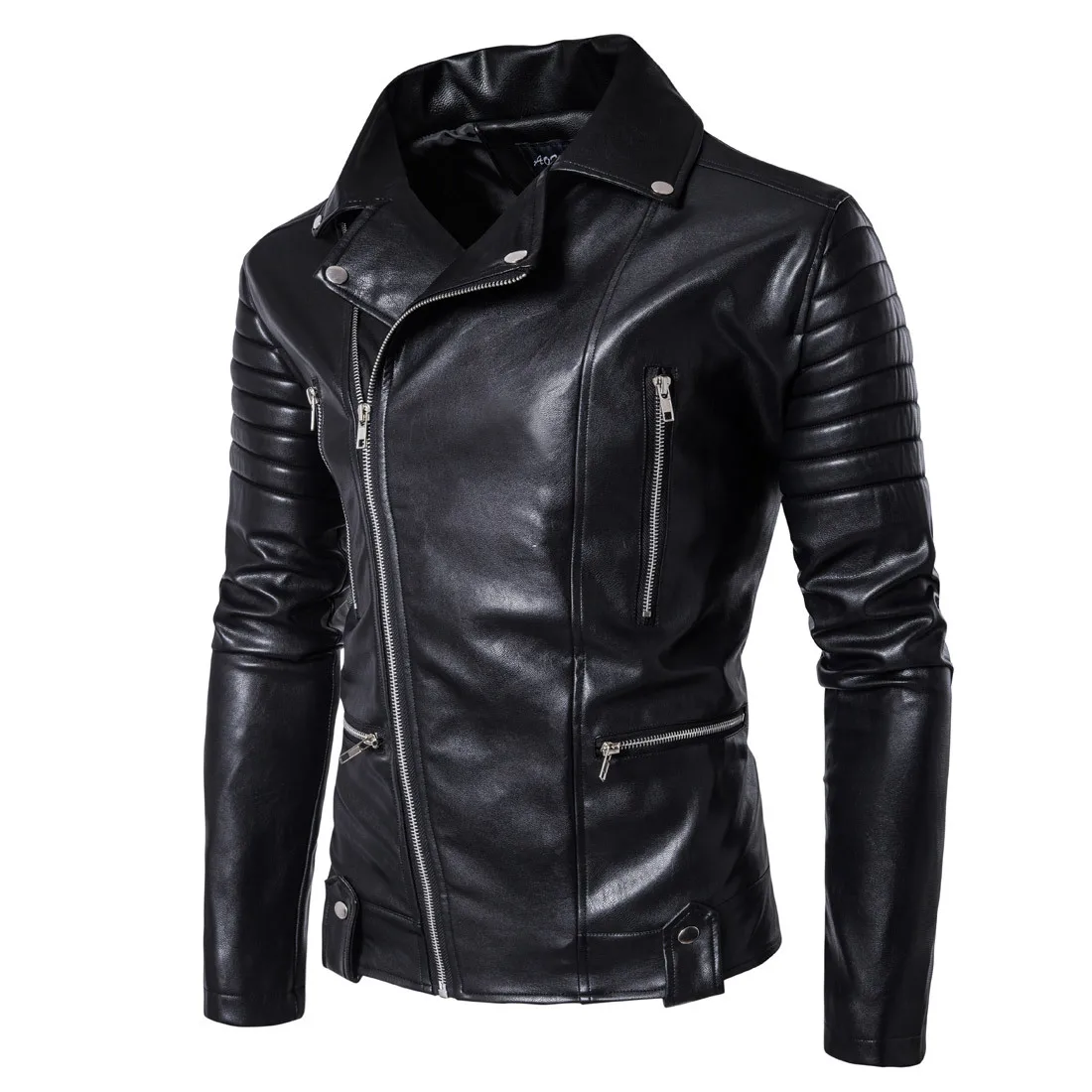 Autumn Winter Men's Black PU Leather Motor Jacket Stand Collar Zippers Short Coat Outwear Size 5XL N82
Autumn Winter Men's Black PU Leather Motor Jacket Stand Collar Zippers Short Coat Outwear Size 5XL N82