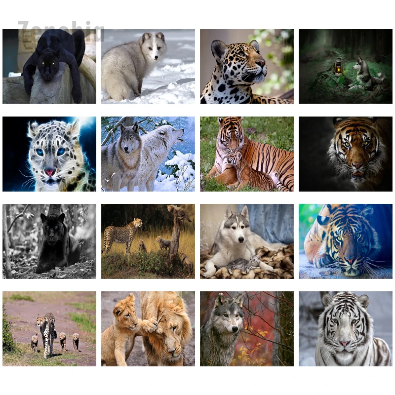 Tiger Animal Series 5D DIY Diamond Painting Full Square/round Drill Cross Stitch Rhinestone Craft And Art Home Decoration
Tiger Animal Series 5D DIY Diamond Painting Full Square/round Drill Cross Stitch Rhinestone Craft And Art Home Decoration