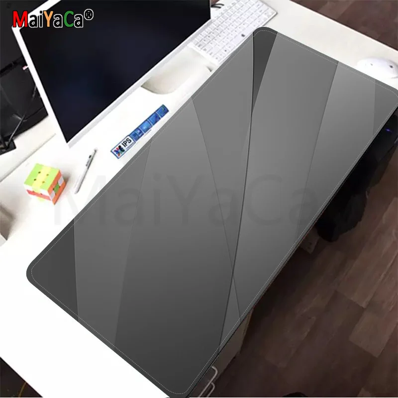 MaiYaCa пользовательский кожаный серый красивый дизайн коврик для мыши ноутбука