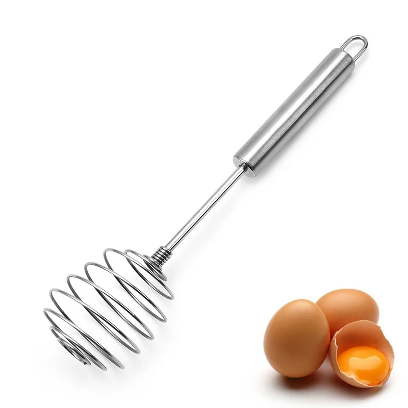1PCS Semi-Automatic Egg Beater 304 Stainless Steel Egg Whisk Manual Hand Mixer Self Turning Egg Stirrer Kitchen Egg Tools
1PCS Semi-Automatic Egg Beater 304 Stainless Steel Egg Whisk Manual Hand Mixer Self Turning Egg Stirrer Kitchen Egg Tools