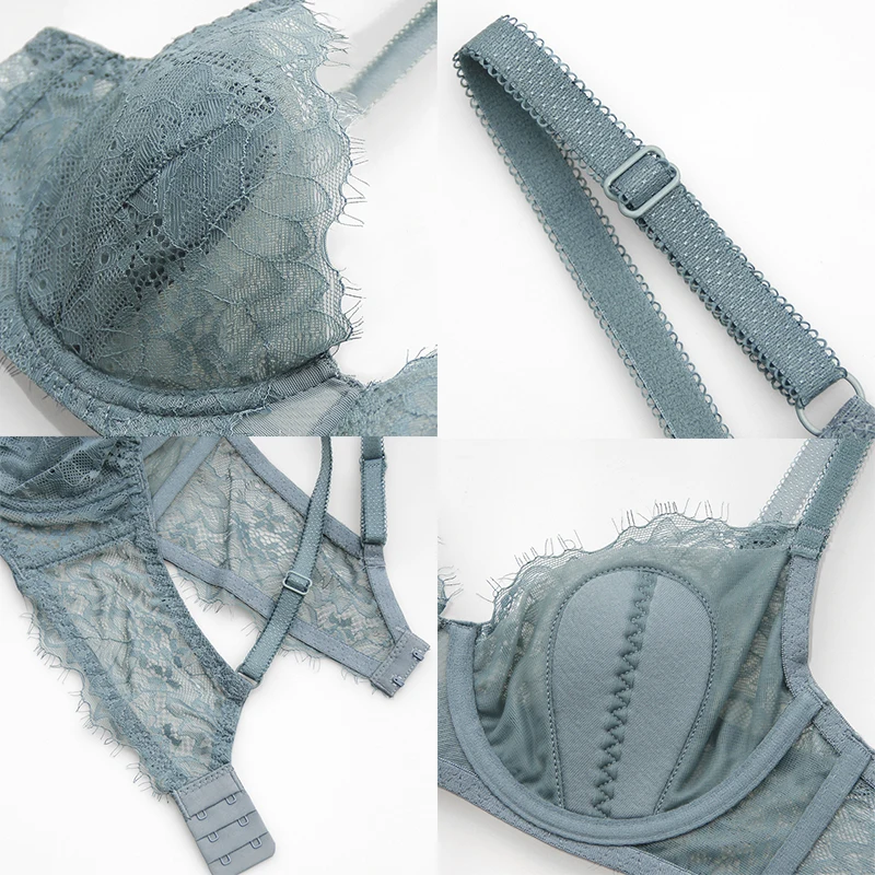 2020 Ultra-thin Transparent Women's Underwear Set Female Push Up Lace Bra And Panty Set Plus Size Women Sexy Lingerie For Ladies
2020 Ultra-thin Transparent Women's Underwear Set Female Push Up Lace Bra And Panty Set Plus Size Women Sexy Lingerie For Ladies