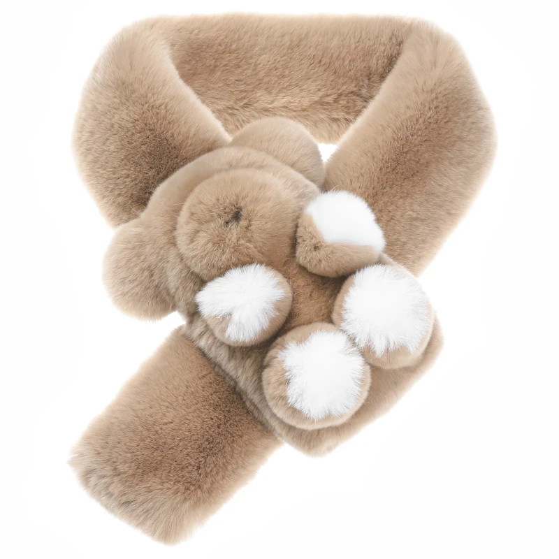 2020 Fxfurs Fashion New Parent-Child Real Rex Rabbit Hair Bear Scarf Panda Fur Scarf Winter Warm Double-Sided Thickened Scarf
2020 Fxfurs Fashion New Parent-Child Real Rex Rabbit Hair Bear Scarf Panda Fur Scarf Winter Warm Double-Sided Thickened Scarf