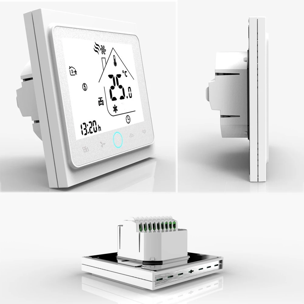 Thermostat Air Conditioner 2-Pipe Three Wind Speed Room Temperature Controller LCD Touch Screen Modbus Communication Winter
Thermostat Air Conditioner 2-Pipe Three Wind Speed Room Temperature Controller LCD Touch Screen Modbus Communication Winter