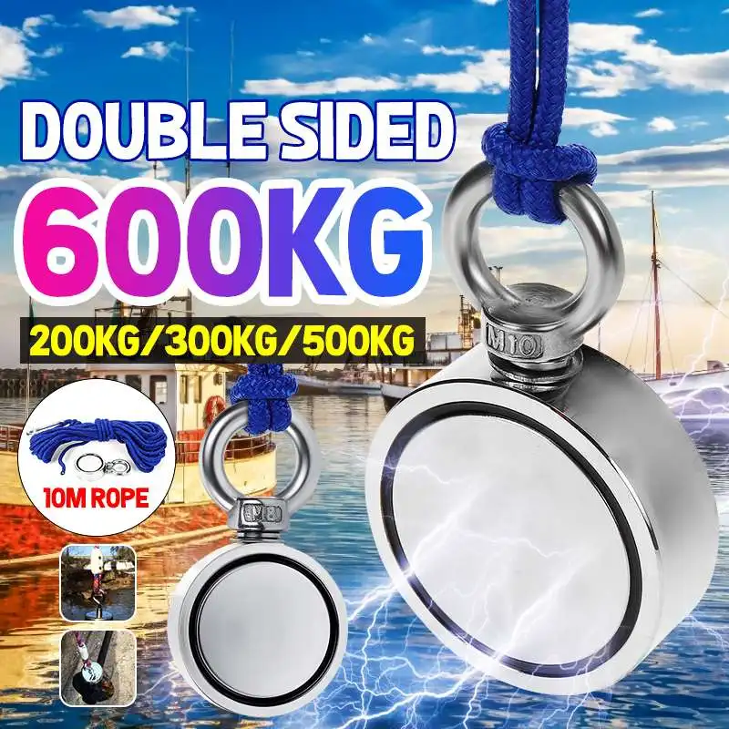 Мощный круглый неодимовый магнит, 600 кг, для поиска крючков, морское рыболовное снаряжение, держатель, вытяжной монтажный прибор + 10 м веревк...
Мощный круглый неодимовый магнит, 600 кг, для поиска крючков, морское рыболовное снаряжение, держатель, вытяжной монтажный прибор + 10 м веревк...