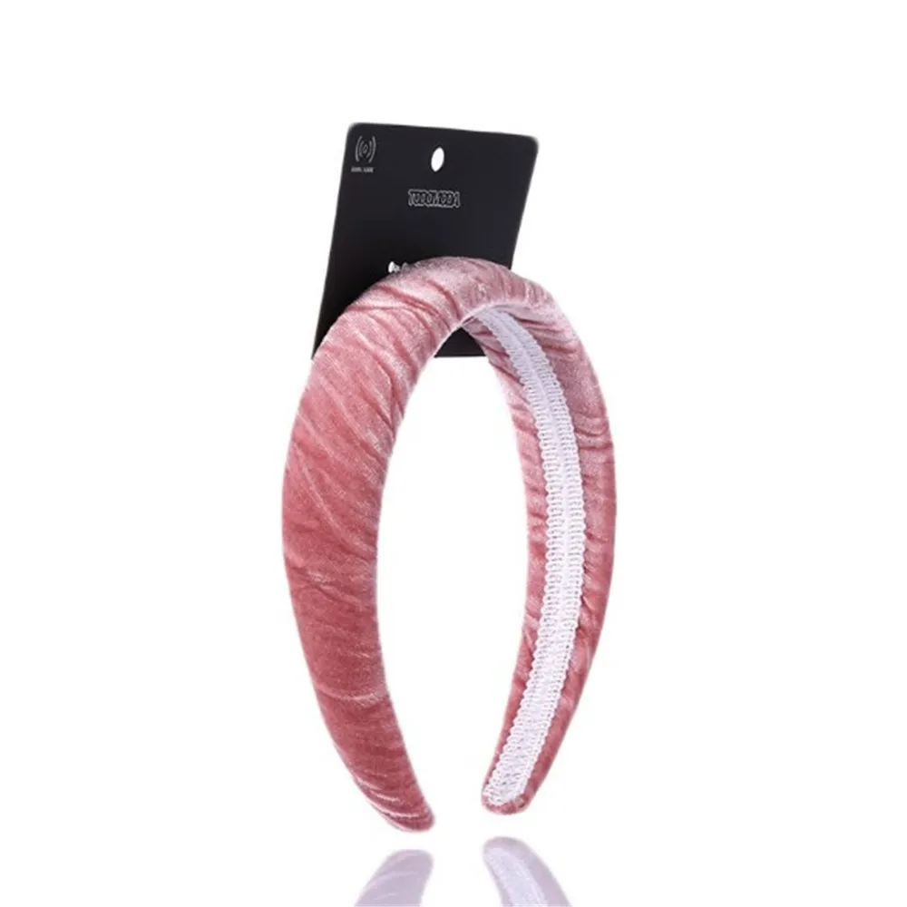 European Style Fresh Pure Crumpled Diamond Velvet Thick Sponge Headband Women Fashion Wide Headband Girls Hair Accessories
European Style Fresh Pure Crumpled Diamond Velvet Thick Sponge Headband Women Fashion Wide Headband Girls Hair Accessories