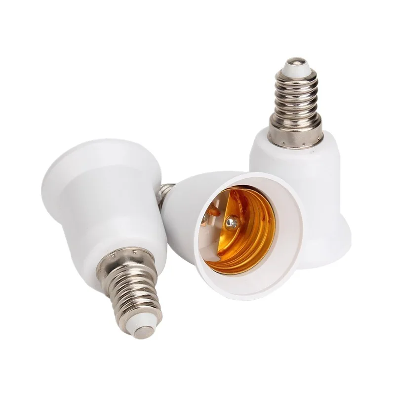 Fireproof Plastic Converter E14 To E27 Adapter Conversion Socket High Quality Material Socket Light Bulb Adapter Lamp Holder 
Fireproof Plastic Converter E14 To E27 Adapter Conversion Socket High Quality Material Socket Light Bulb Adapter Lamp Holder