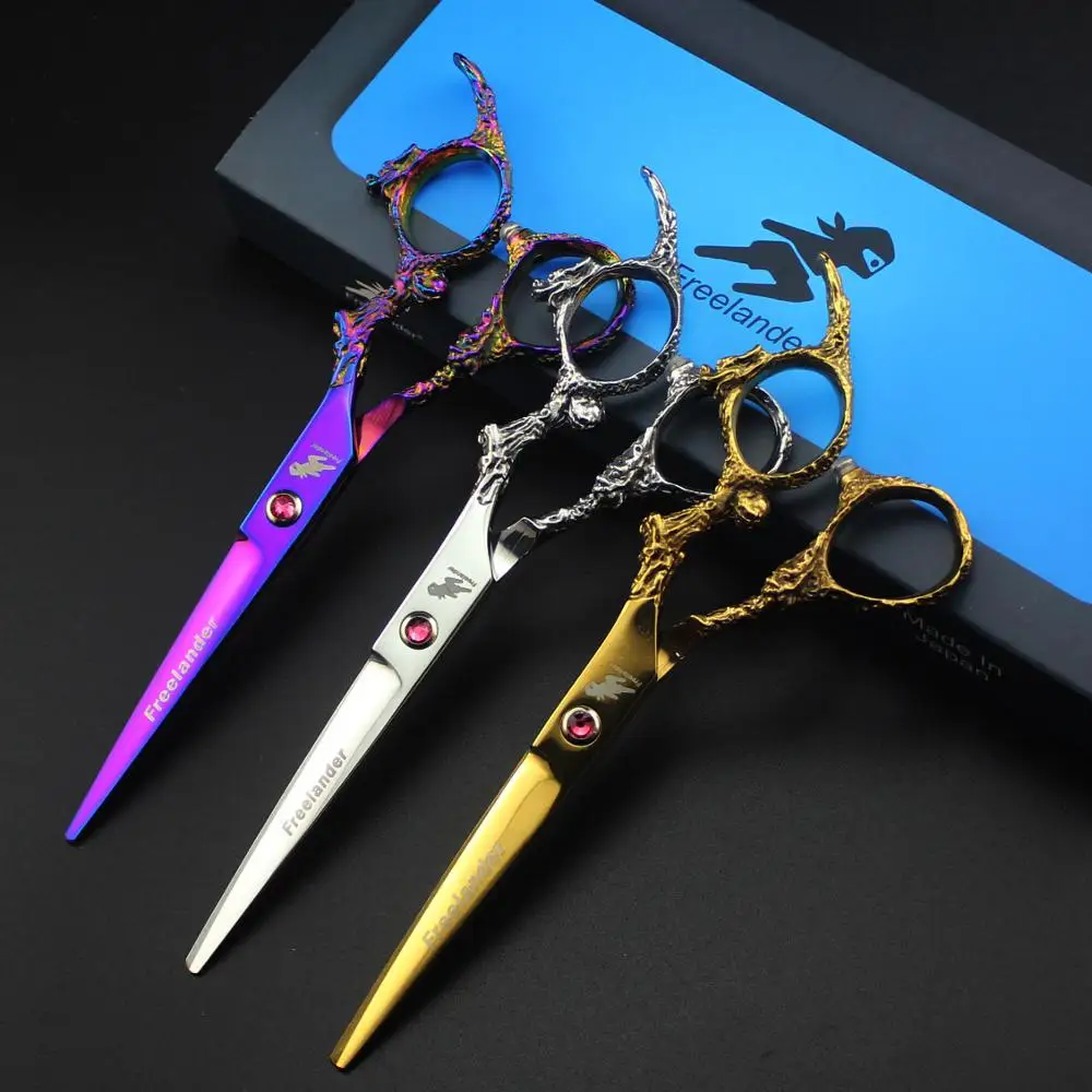 6" hair scissors professional salon hairdressing scissors japanese barber scissors Colorful dragon handle styling scissors
6" hair scissors professional salon hairdressing scissors japanese barber scissors Colorful dragon handle styling scissors