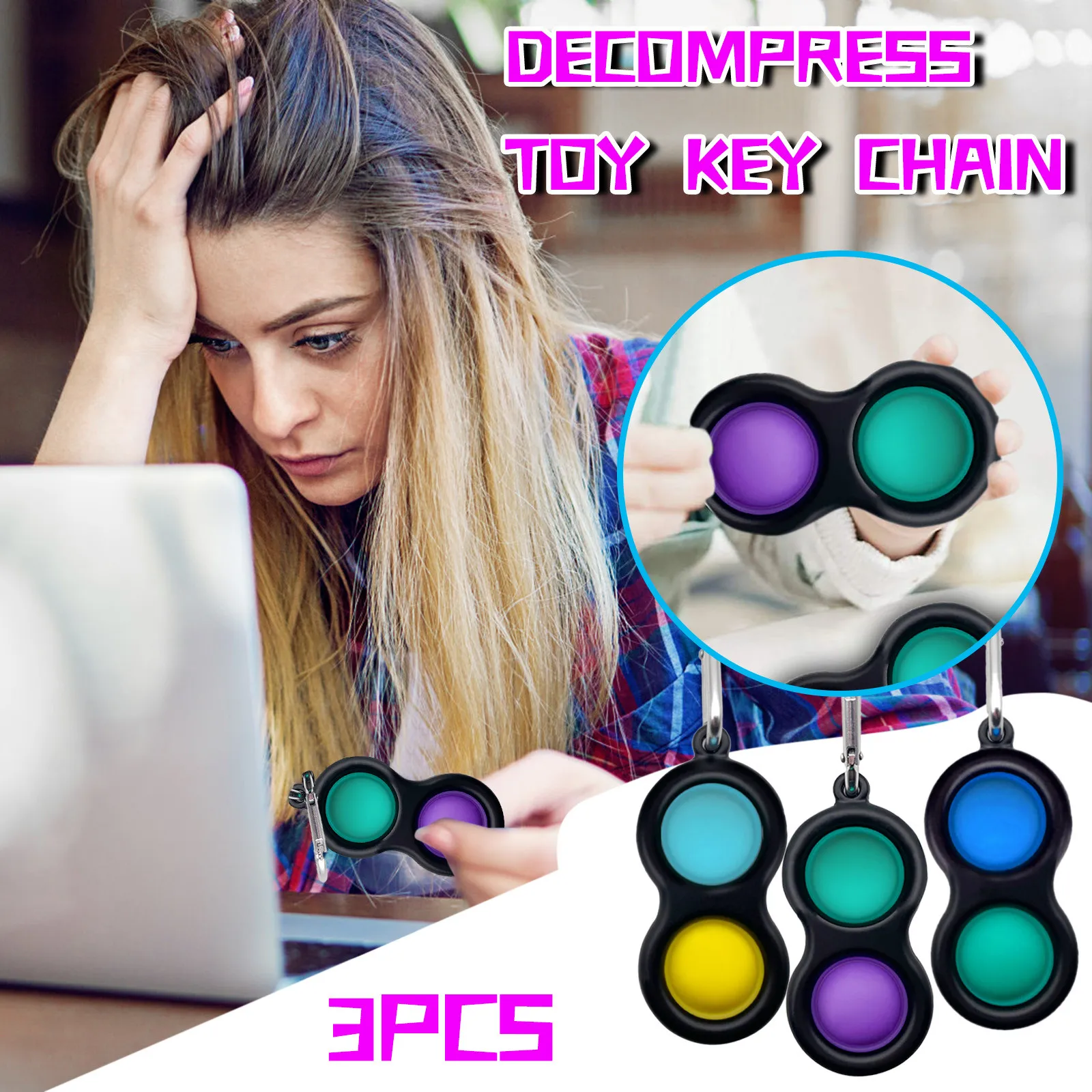 3PCs Children Adult Simple Dimple Fidget Toy In Stock Creative Toy Dimple Toy Pressure Reliever Board Controller Educational Toy
3PCs Children Adult Simple Dimple Fidget Toy In Stock Creative Toy Dimple Toy Pressure Reliever Board Controller Educational Toy