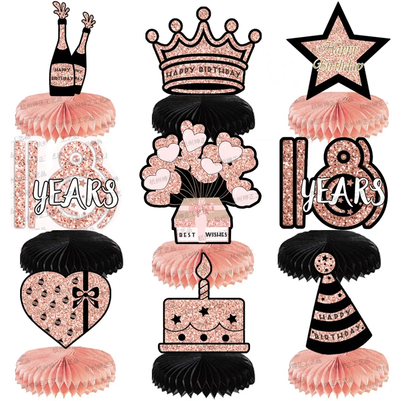 Настольные сотовые украшения из розового золота, 40 дней рождения
Настольные сотовые украшения из розового золота, 40 дней рождения