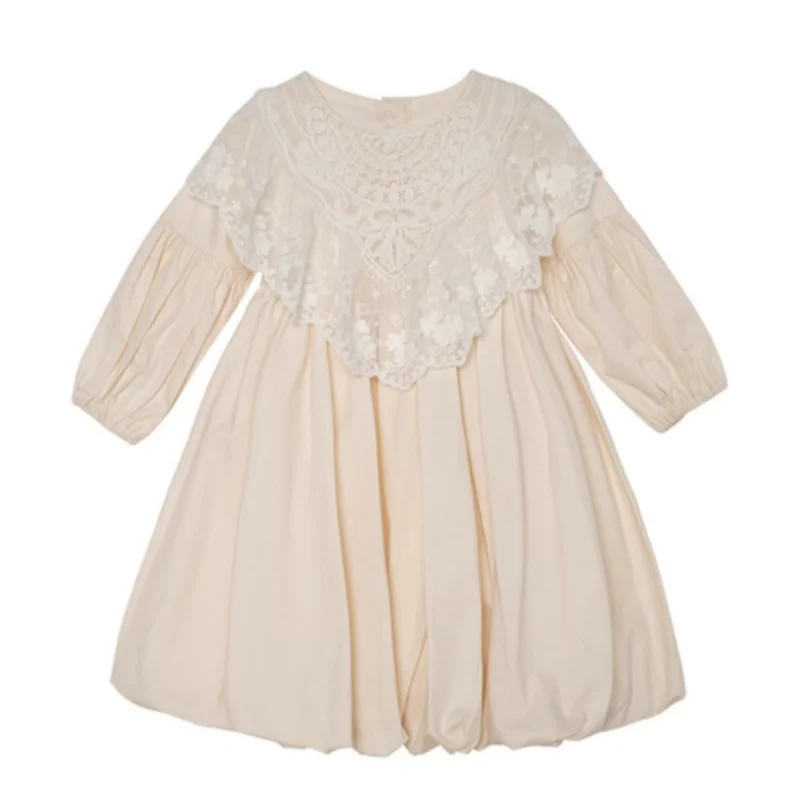 Baby Princess Dress for Girls Long Sleeve Lace Solid Dresses Spring Autumn New 100% Cotton Children's Costumes
Baby Princess Dress for Girls Long Sleeve Lace Solid Dresses Spring Autumn New 100% Cotton Children's Costumes