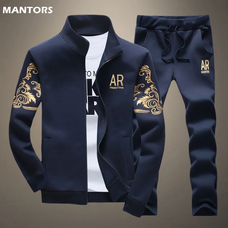 Men Tracksuit Casual 2 Pieces Sets Zipper Sweatshirt Jacket+Sweatpants Print Sportswear Mens Clothes Solid Jogger Sport Suit 4XL 
Men Tracksuit Casual 2 Pieces Sets Zipper Sweatshirt Jacket+Sweatpants Print Sportswear Mens Clothes Solid Jogger Sport Suit 4XL