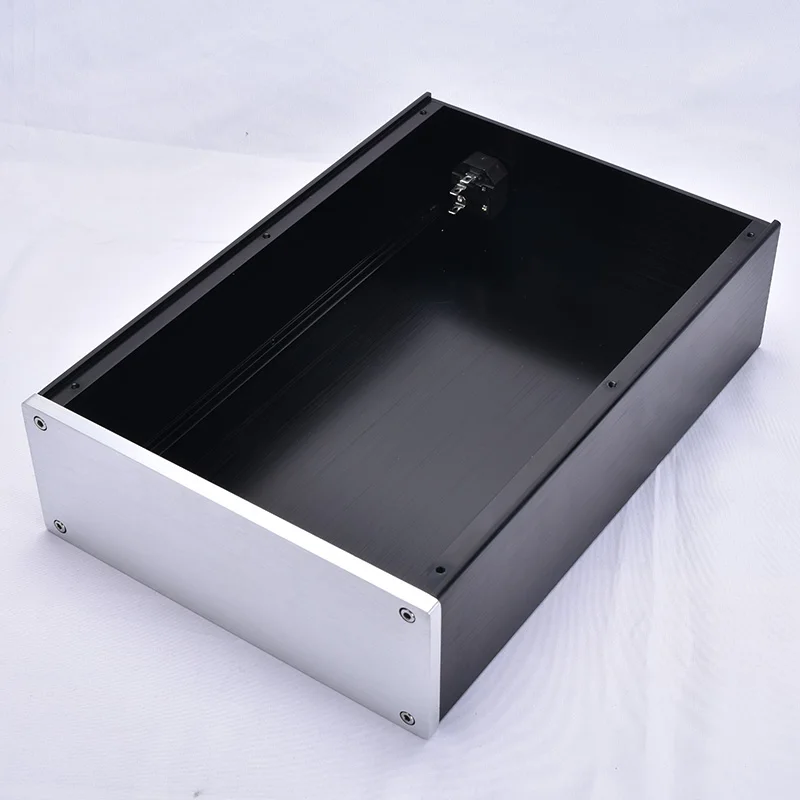 215*80*308MM JC2208 All Aluminum Amplifier Chassis Shell Enclosure DIY Box Silver Preamp Decoding Amplifier Case
215*80*308MM JC2208 All Aluminum Amplifier Chassis Shell Enclosure DIY Box Silver Preamp Decoding Amplifier Case