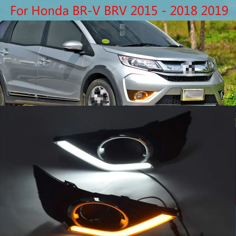 LED Daytime Running Light For Honda BR-V BRV 2015 - 2018 2019 Waterproof 12V Yellow Turn Signal Indicator Light Bumper LED DRL
LED Daytime Running Light For Honda BR-V BRV 2015 - 2018 2019 Waterproof 12V Yellow Turn Signal Indicator Light Bumper LED DRL