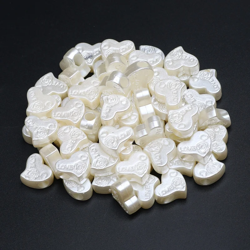 Бусины с имитацией под жемчуг, акриловые разделители в виде сердца для изготовления ювелирных изделий ручной работы «сделай сам», бежевые, ... 
Бусины с имитацией под жемчуг, акриловые разделители в виде сердца для изготовления ювелирных изделий ручной работы «сделай сам», бежевые, ...