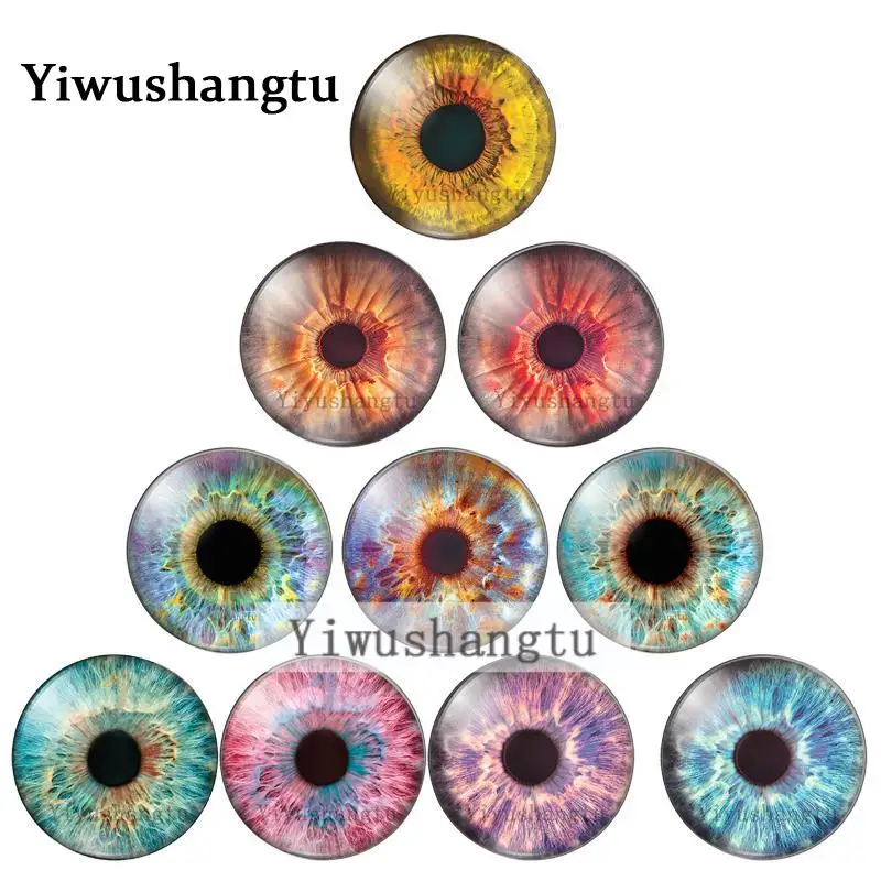 Animal doll Toy Eyeball Dragon Cat Eyes in pairs 12mm/20mm/25mm/30mm Round photo glass cabochon demo flat back Making findings
Animal doll Toy Eyeball Dragon Cat Eyes in pairs 12mm/20mm/25mm/30mm Round photo glass cabochon demo flat back Making findings