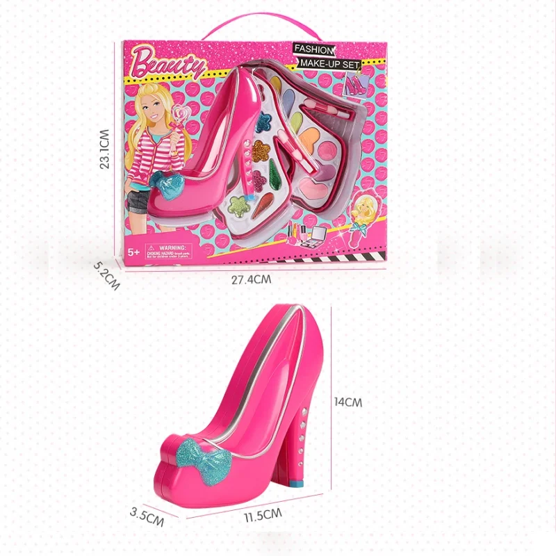 Children's Non-Toxic High Heels Cosmetics Beauty Toys Pretend Play Girls Princess Makeup Box Set
Children's Non-Toxic High Heels Cosmetics Beauty Toys Pretend Play Girls Princess Makeup Box Set