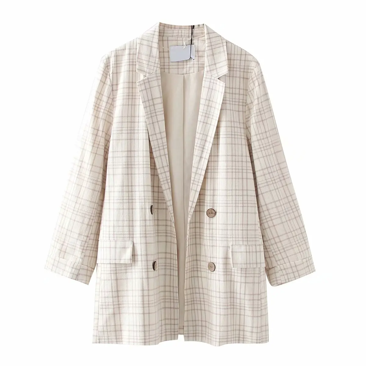 PUWD Casual Women Blazer 2021 Autumn/Winter Lapel Classic Plaid Commuter Series Slim Retro Temperament Trendy Suit Female Top
PUWD Casual Women Blazer 2021 Autumn/Winter Lapel Classic Plaid Commuter Series Slim Retro Temperament Trendy Suit Female Top