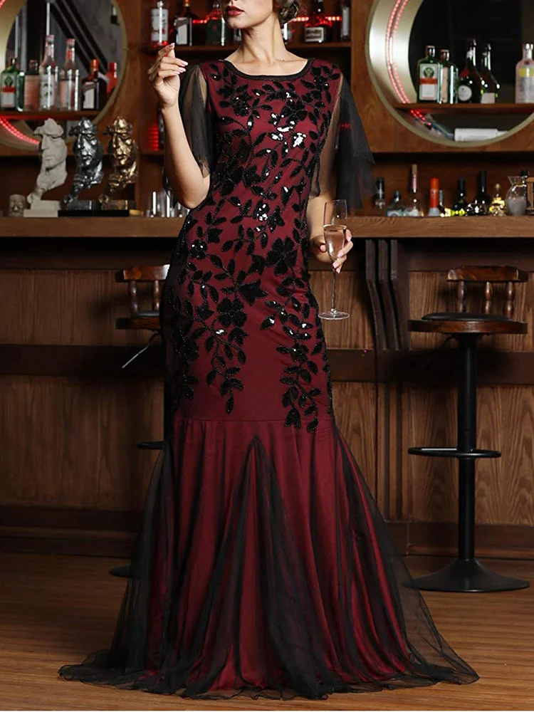 Trumpet Dress Formal Wear Plus Size Sequin Prom Gowns Party Slim Half-sleeved Sexy Sweetheart Mermaid Evening Dresses Shiny
Trumpet Dress Formal Wear Plus Size Sequin Prom Gowns Party Slim Half-sleeved Sexy Sweetheart Mermaid Evening Dresses Shiny