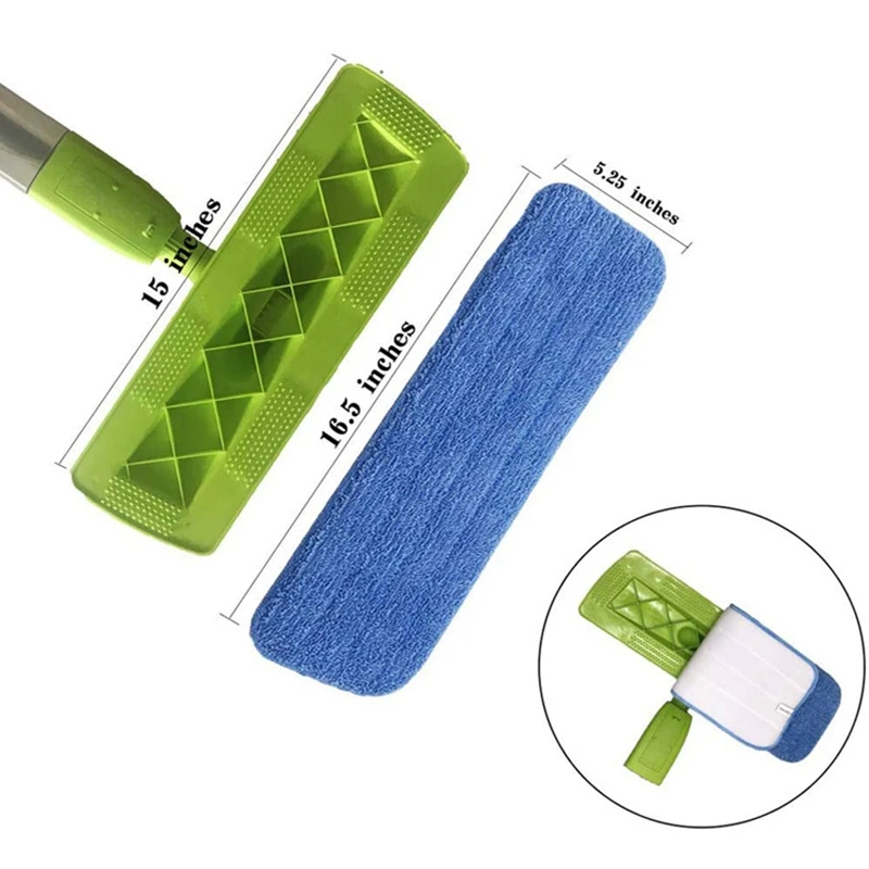 5Pcs Microfiber Spray Mop Replacement Pads for Wet Dry Mops Compatible Floor Care System Spray Mop Replacement Heads
5Pcs Microfiber Spray Mop Replacement Pads for Wet Dry Mops Compatible Floor Care System Spray Mop Replacement Heads