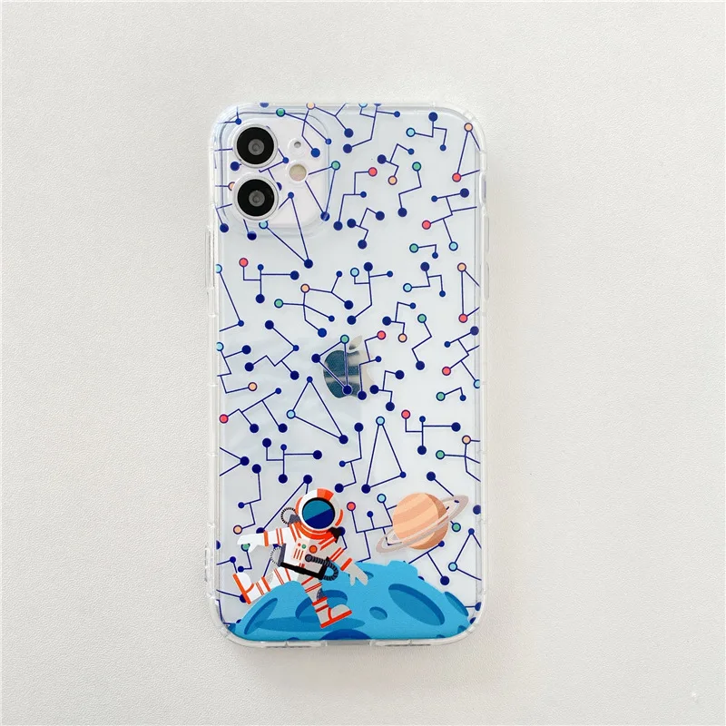 Creative astronaut phone case is suitable for iPhone11 12Pro Max mini X XR XS XSMax 8 7PluS anti-fall protective back cover 
Creative astronaut phone case is suitable for iPhone11 12Pro Max mini X XR XS XSMax 8 7PluS anti-fall protective back cover