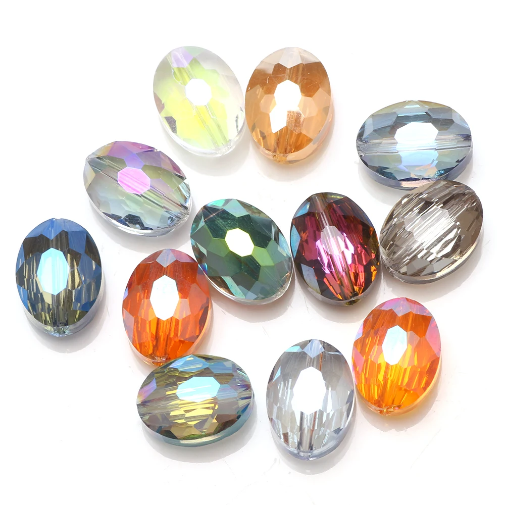 16X20MM Ellipse Glass Beads 10PCS Pressed Oval Crystal Beads For Bracelets DIY Necklace Christmas Charms Women Jewelry Making
16X20MM Ellipse Glass Beads 10PCS Pressed Oval Crystal Beads For Bracelets DIY Necklace Christmas Charms Women Jewelry Making