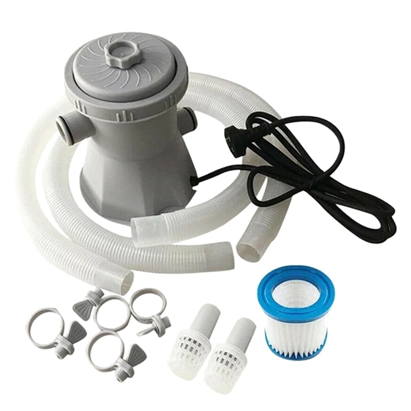 Electric Swimming Pool Filter Pump Water Cleaning Tool Above Ground Pool-US Plug
Electric Swimming Pool Filter Pump Water Cleaning Tool Above Ground Pool-US Plug