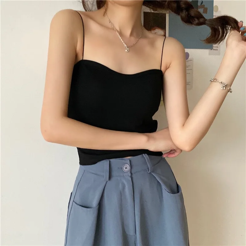 Sexy Tank Black Halter Crop Women Summer Camis Backless Camisole Fashion Casual Tube Female Sleeveless Bustier Cropped Vest
Sexy Tank Black Halter Crop Women Summer Camis Backless Camisole Fashion Casual Tube Female Sleeveless Bustier Cropped Vest