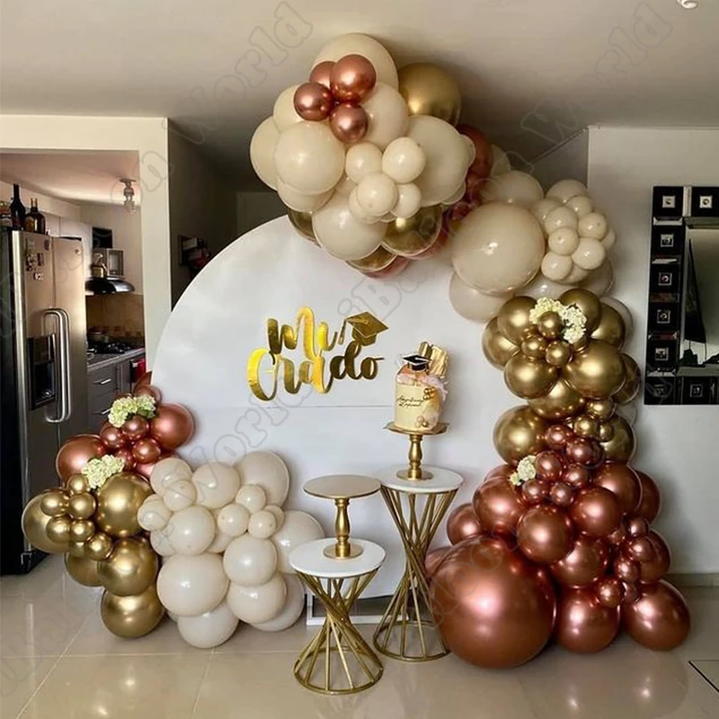 Wedding Birthday Party Decor Rose Gold Latex Balloon Garland Sandy White Balloon Arch Kit Baby Shower Holiday Event Decoration
Wedding Birthday Party Decor Rose Gold Latex Balloon Garland Sandy White Balloon Arch Kit Baby Shower Holiday Event Decoration