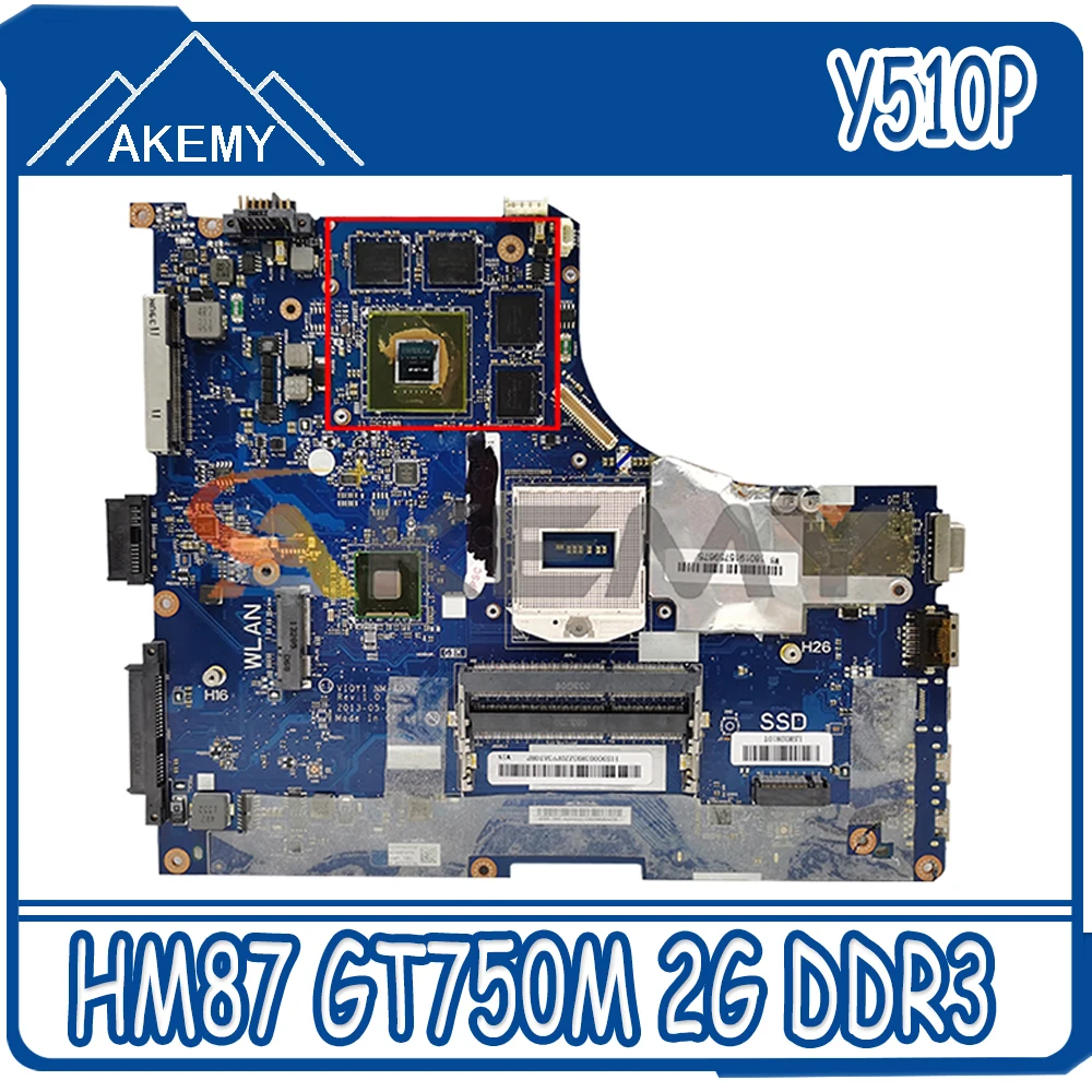 Akemy VIQY1 NM-A032 подходит для материнской платы ноутбука Lenovo Y510P PGA947 HM87 GT750M 2G DDR3 100% тестовая работа Бесплатная доставка
Akemy VIQY1 NM-A032 подходит для материнской платы ноутбука Lenovo Y510P PGA947 HM87 GT750M 2G DDR3 100% тестовая работа Бесплатная доставка