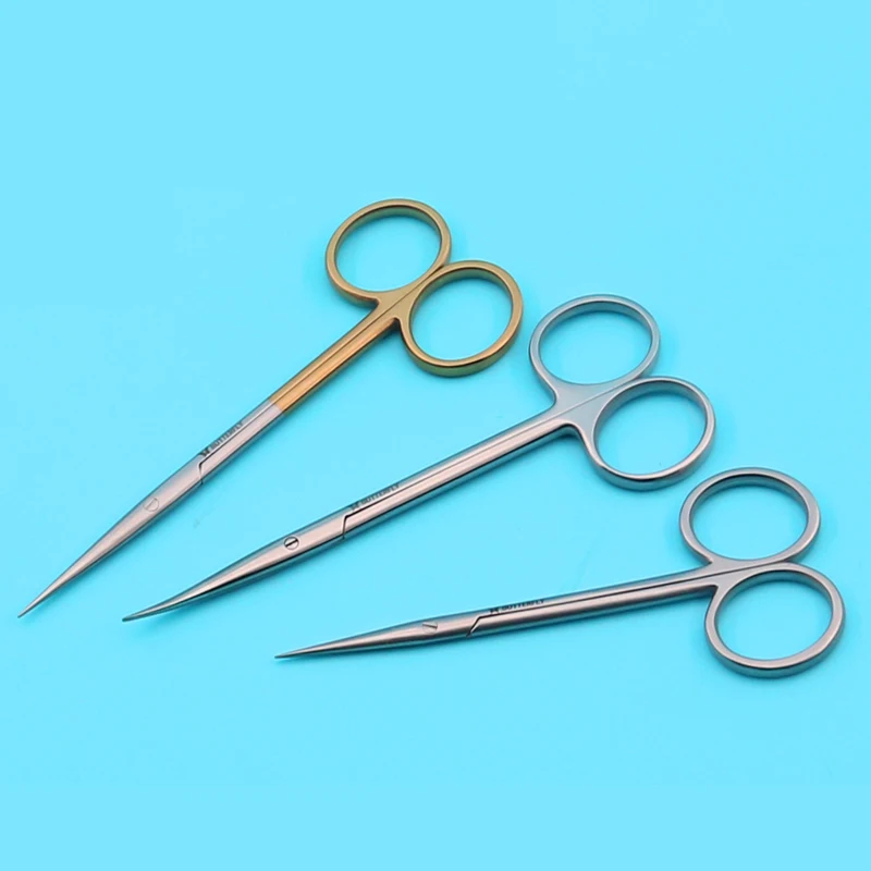 

Cosmetic plastic nose surgery tool stainless steel peeling scissors nose trimming line carving comprehensive tissue scissors