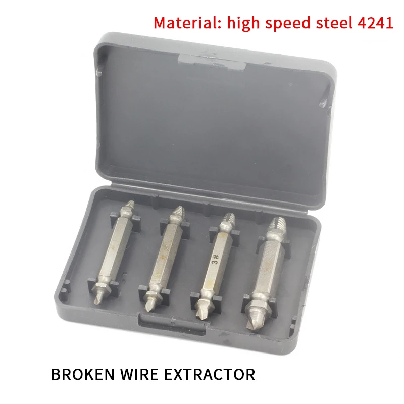 Damaged Screw Extractor Drill Bits Guide Set Broken Speed Out Easy out Bolt Stud Stripped Screw Remover Tool
Damaged Screw Extractor Drill Bits Guide Set Broken Speed Out Easy out Bolt Stud Stripped Screw Remover Tool
