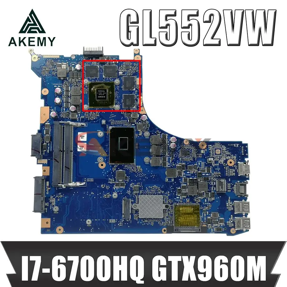 GL552VW Материнская плата ASUS GL552VW ZX50V GL552VX материнская плата для ноутбука с ЦП I7-6700HQ GPU GTX960M LCD DDR4 100% полностью протестирована
GL552VW Материнская плата ASUS GL552VW ZX50V GL552VX материнская плата для ноутбука с ЦП I7-6700HQ GPU GTX960M LCD DDR4 100% полностью протестирована