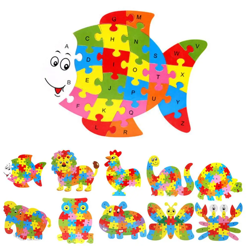 Montessori Toys Baby Wooden Alphabet Animal Puzzle Kids Numbers English 26 Letters Learning Educational Puzzle Toy
Montessori Toys Baby Wooden Alphabet Animal Puzzle Kids Numbers English 26 Letters Learning Educational Puzzle Toy