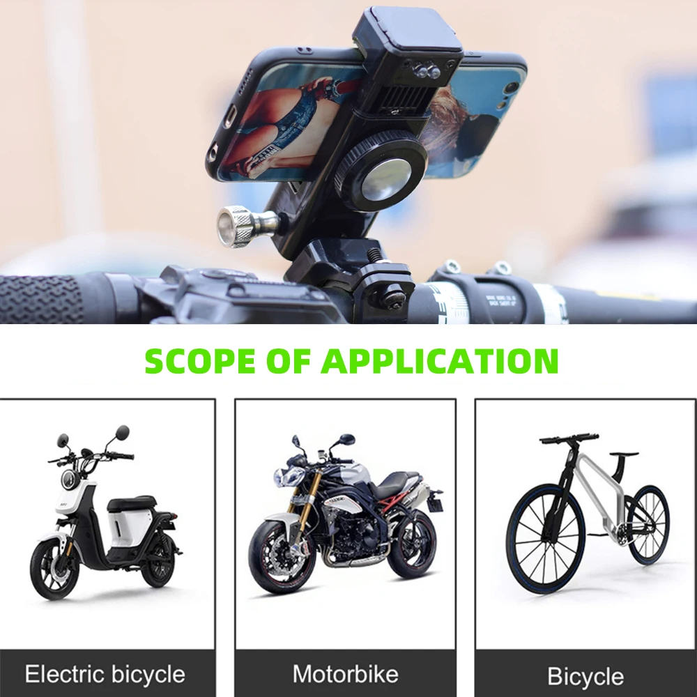 Bicycle Phone Holder Bike Motorcycle MTB Handlebar Mount Cell Phone Holder GPS with LED Light Compass Phone Navigation Bracket
Bicycle Phone Holder Bike Motorcycle MTB Handlebar Mount Cell Phone Holder GPS with LED Light Compass Phone Navigation Bracket