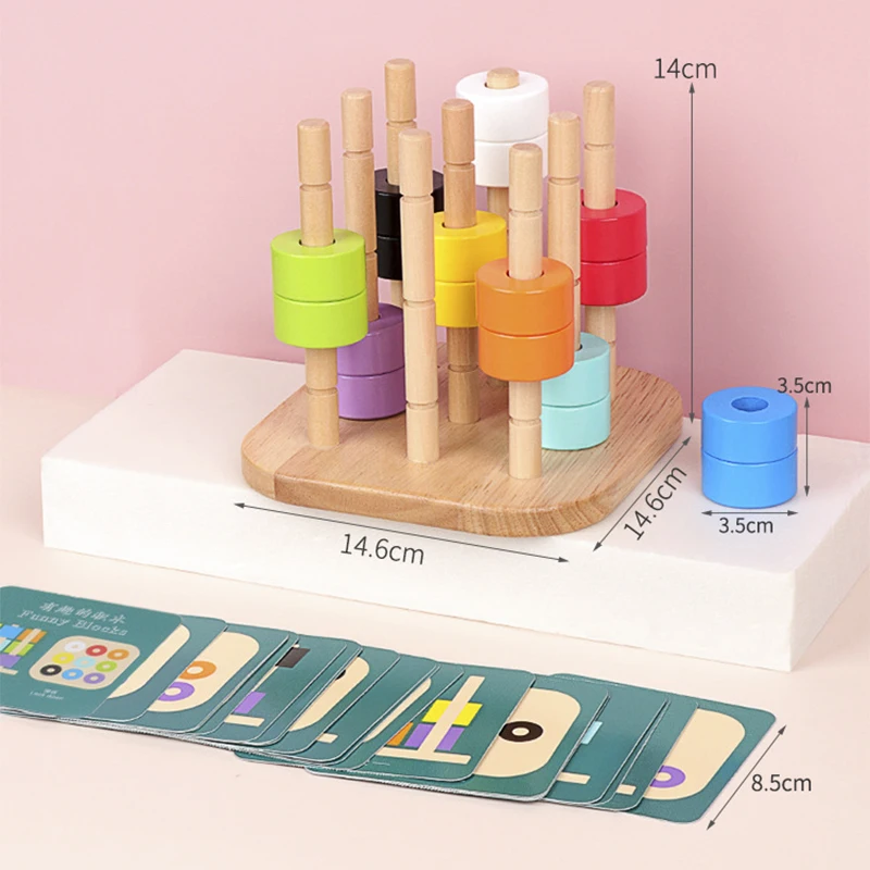 Color Fun Building Blocks Montessori Matching Game Children Early Education Spatial Logical Thinking Training Educational Toys
Color Fun Building Blocks Montessori Matching Game Children Early Education Spatial Logical Thinking Training Educational Toys