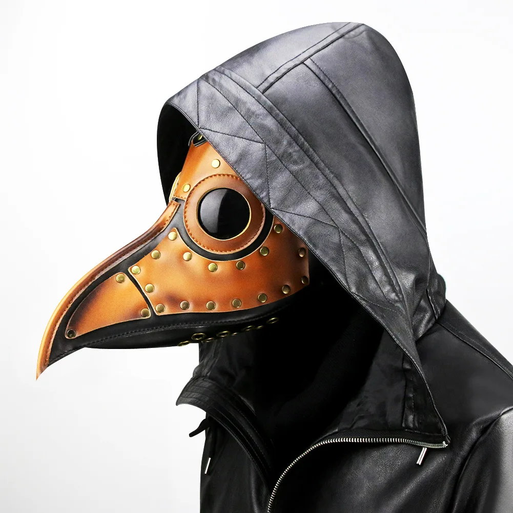 High Quality Steampunk Beak Doctor Bird Mask PU Leather Halloween Cosplay Masks For Masquerade Party Adult Props
High Quality Steampunk Beak Doctor Bird Mask PU Leather Halloween Cosplay Masks For Masquerade Party Adult Props