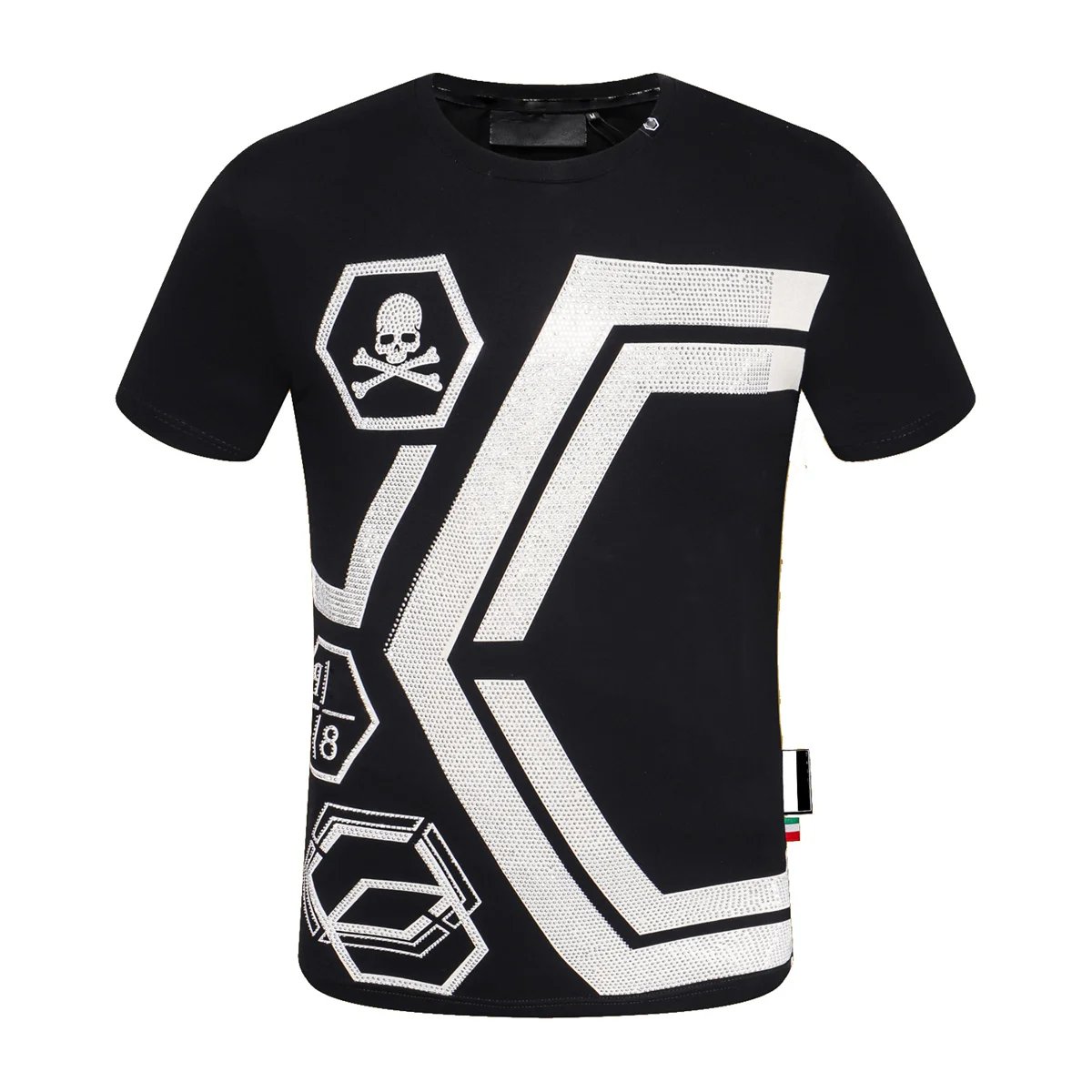 2021 Summer Plain skull Men's T-Shirts Cotton Women Clothes Funny Short Sleeve O Neck Tees Printing Phillip T-Shirts
2021 Summer Plain skull Men's T-Shirts Cotton Women Clothes Funny Short Sleeve O Neck Tees Printing Phillip T-Shirts