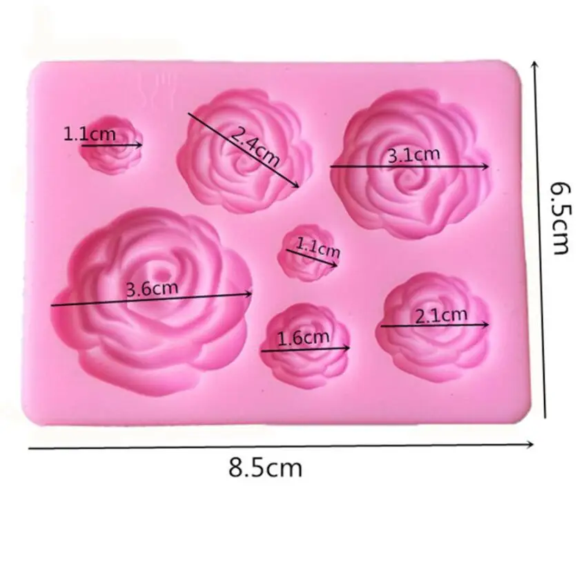 Rose Flower Silicone Molds Wedding Cupcake Topper Fondant Cake Decorating Tools Candy Clay Chocolate Moulds
Rose Flower Silicone Molds Wedding Cupcake Topper Fondant Cake Decorating Tools Candy Clay Chocolate Moulds