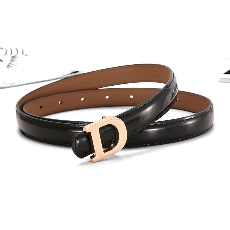 New Hot Women's Genuine Leather Fashion Retro Belt High Quality Luxury Brand Ladies Metal D Buckle Belt with black Jeans Dress
New Hot Women's Genuine Leather Fashion Retro Belt High Quality Luxury Brand Ladies Metal D Buckle Belt with black Jeans Dress