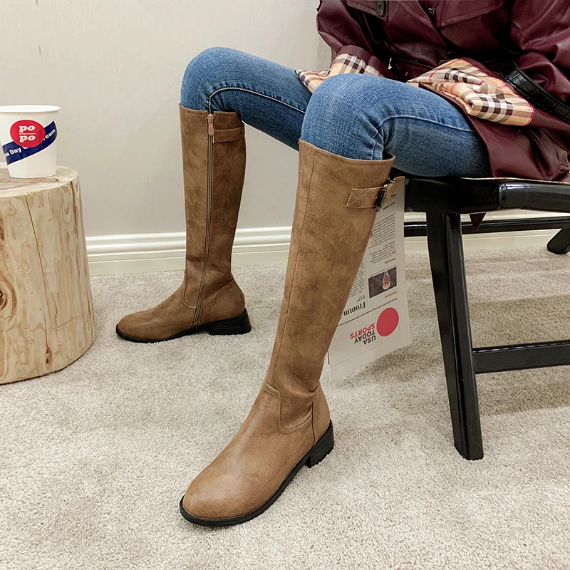 Oversized Pointed Toe Cowboy Boots Belt Buckle Decorative Printed Women's Knee-Length Boots Yellow-Brown Boot With Nappa Pattern
Oversized Pointed Toe Cowboy Boots Belt Buckle Decorative Printed Women's Knee-Length Boots Yellow-Brown Boot With Nappa Pattern