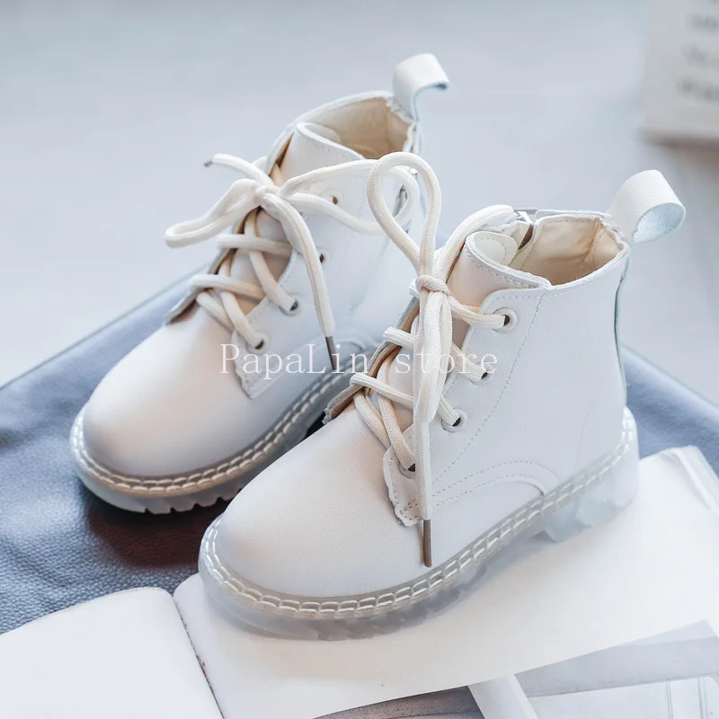 Autumn Winter Children Boots Kids Leather Boots Boys Girls Shoes Motorcycle Boots Lace-up Short Boots Side Zipper Shoes
Autumn Winter Children Boots Kids Leather Boots Boys Girls Shoes Motorcycle Boots Lace-up Short Boots Side Zipper Shoes