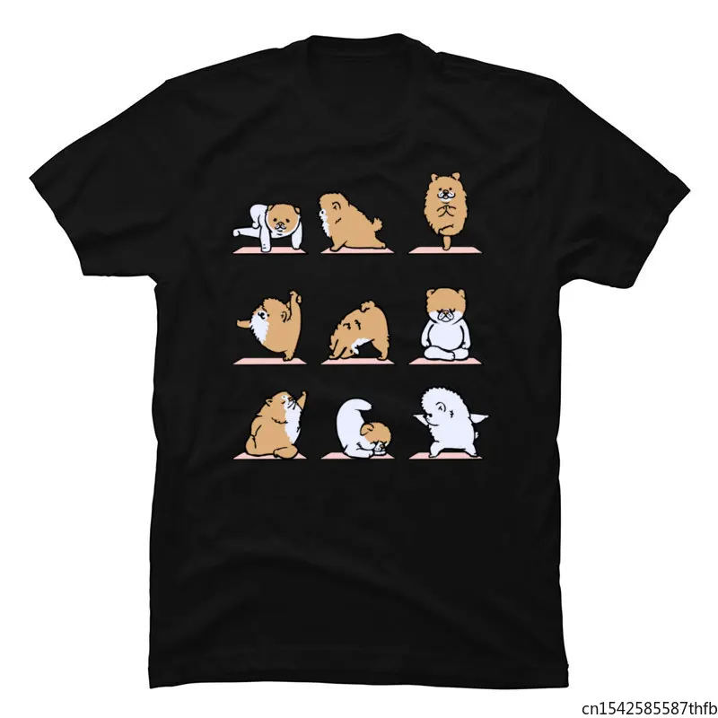 Cute Graphic POMERANIAN T-Shirt Yo-ga Bichon Dog Physical Training Funny Tshirt for Men Clothing
Cute Graphic POMERANIAN T-Shirt Yo-ga Bichon Dog Physical Training Funny Tshirt for Men Clothing