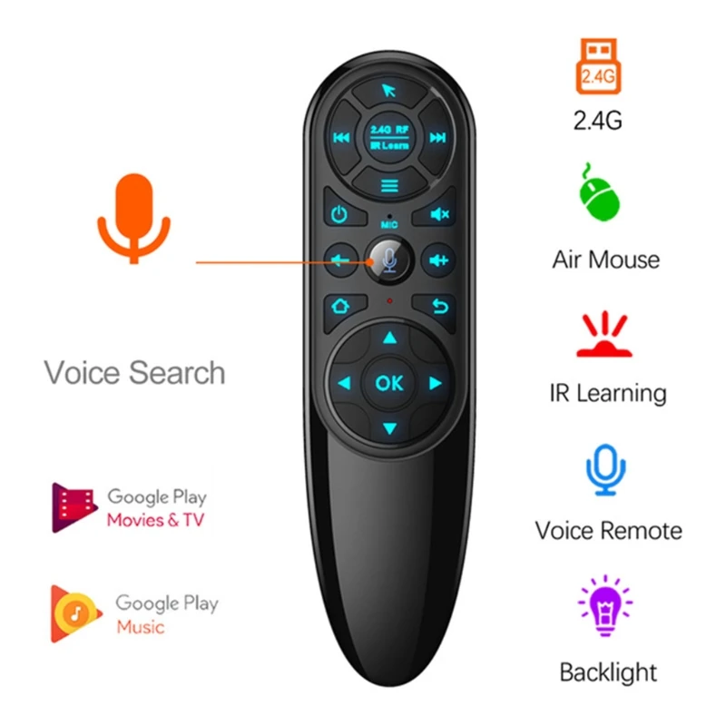 Household TV Q 6 2.4G Voice Remote Control Air Mouse Multipurpose Gyroscope Controller Smart Home Appliances
Household TV Q 6 2.4G Voice Remote Control Air Mouse Multipurpose Gyroscope Controller Smart Home Appliances