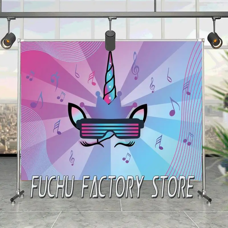 Musical Symbol Unicorn Background Black Bokeh Happy Birthday Party Photography Backdrop Photo Booth Studio Banner Supplier 
Musical Symbol Unicorn Background Black Bokeh Happy Birthday Party Photography Backdrop Photo Booth Studio Banner Supplier