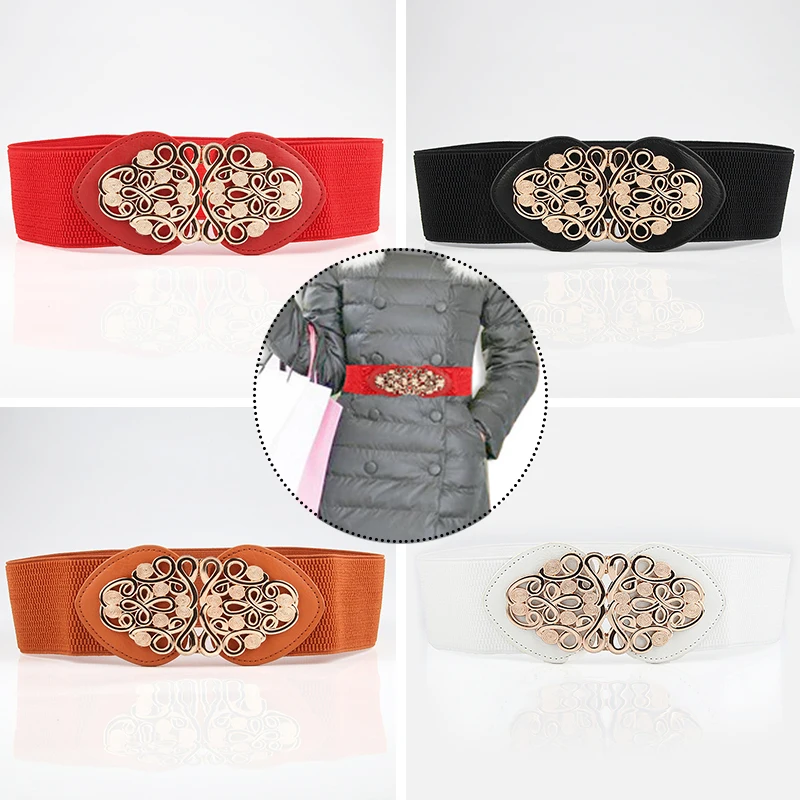 All-Match Fashion Women Wide Belts Solid Color PU Leather Hollow Flower Chain Belt Dress Decorative Summer Wide Belts
All-Match Fashion Women Wide Belts Solid Color PU Leather Hollow Flower Chain Belt Dress Decorative Summer Wide Belts