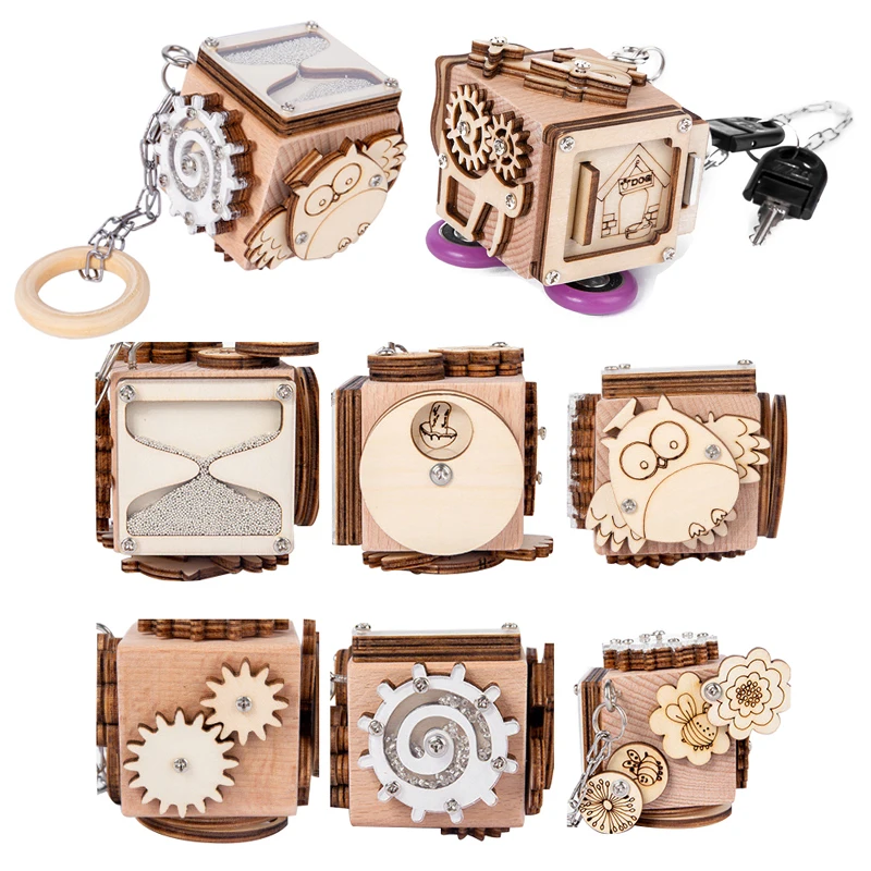 Wooden Toys for Children Busy Cube Hands Ability Training LockBox Early Learning Busyboard Cube Baby Montessori Educational Toys
Wooden Toys for Children Busy Cube Hands Ability Training LockBox Early Learning Busyboard Cube Baby Montessori Educational Toys