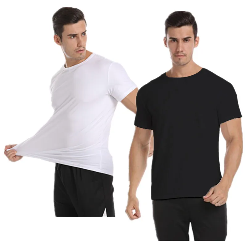 2021 Summer Trend Slim Men's Short-Sleeved t-Shirt Solid Color Polyester Cotton Bottoming Shirt Men's White Slim Round Neck Shir
2021 Summer Trend Slim Men's Short-Sleeved t-Shirt Solid Color Polyester Cotton Bottoming Shirt Men's White Slim Round Neck Shir