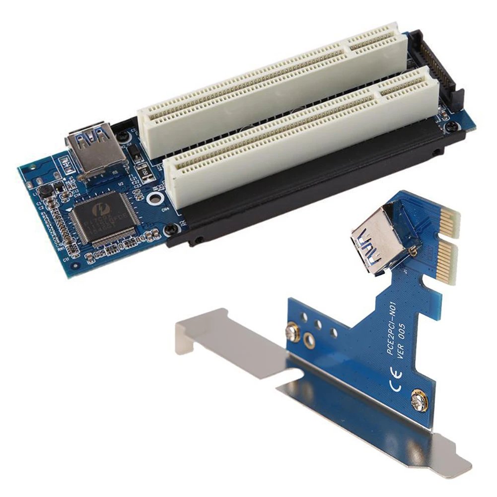 Extender Desktop PCI Express Adapter PCI-E To Dual PCI Riser Card USB Converter Notebook Smartphone Expansion Converter
Extender Desktop PCI Express Adapter PCI-E To Dual PCI Riser Card USB Converter Notebook Smartphone Expansion Converter