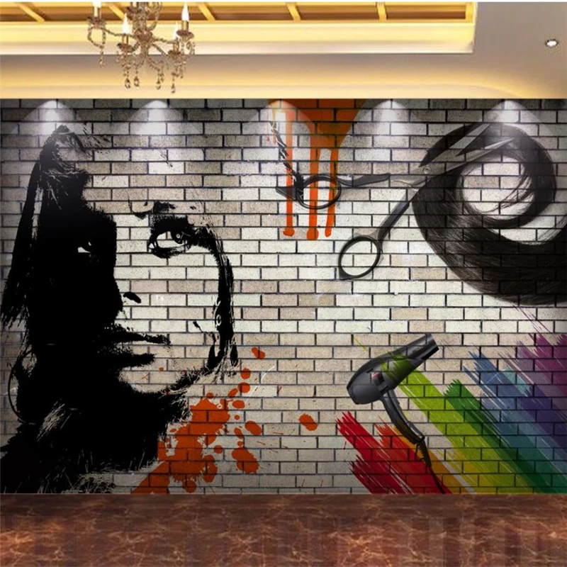 Custom wallpaper 3d murals brick wall paper hair salon tooling wall living room bedroom beauty salon mural wall paper 3d обои
Custom wallpaper 3d murals brick wall paper hair salon tooling wall living room bedroom beauty salon mural wall paper 3d обои